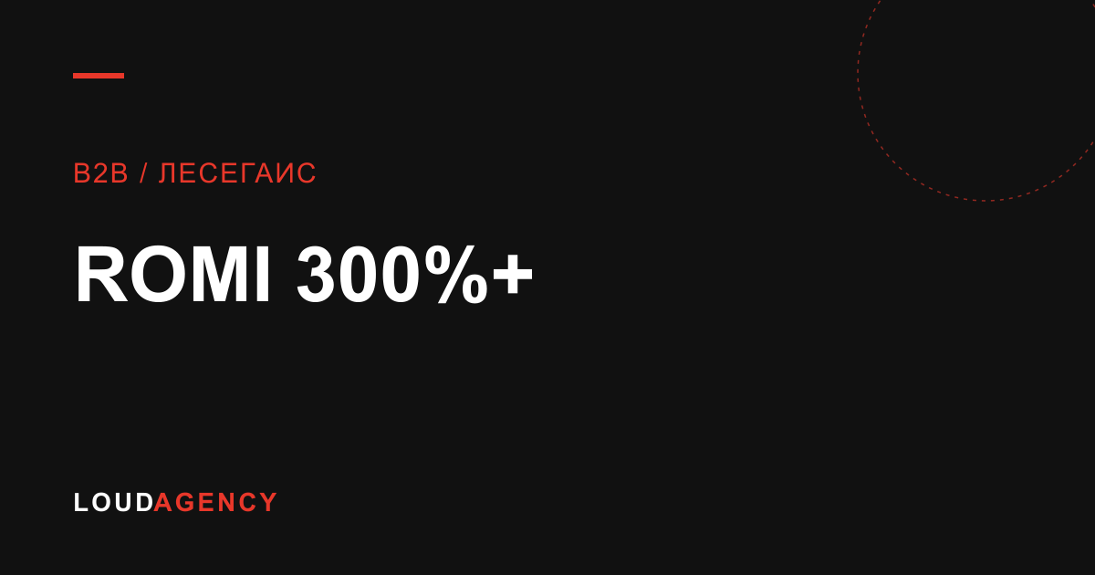 5 000+ лидов и ROMI 300%+ для лицензированной школы ЛесЕГАИС
